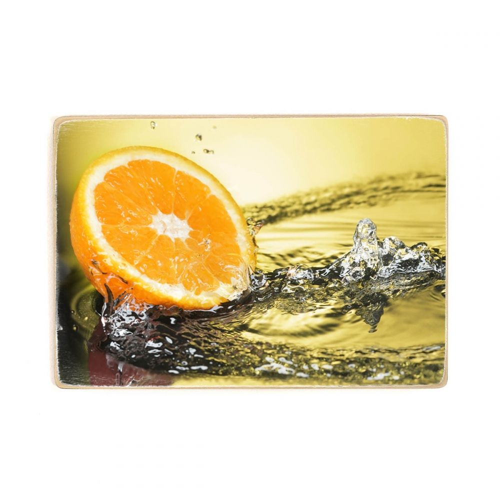 

Деревянный постер Для кухни Citrus in water А1