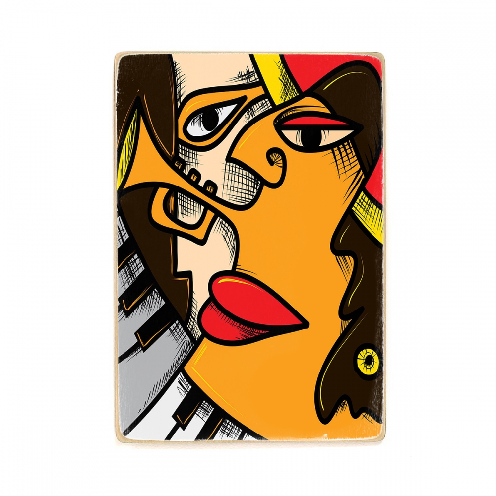 

Деревянный постер Музыка Abstract Jazz Art А1