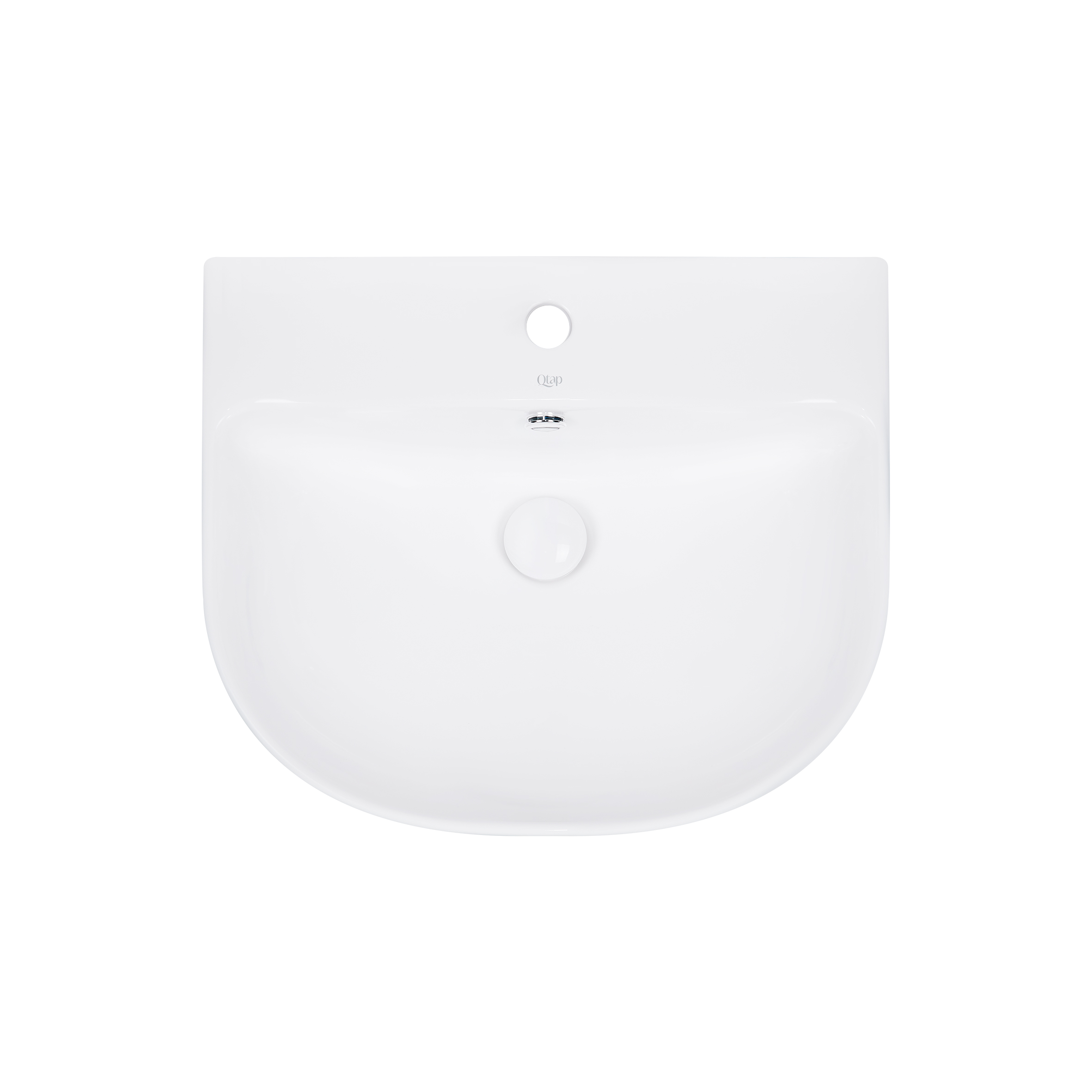 

Раковина Qtap Leo с донным клапаном QT111101GW