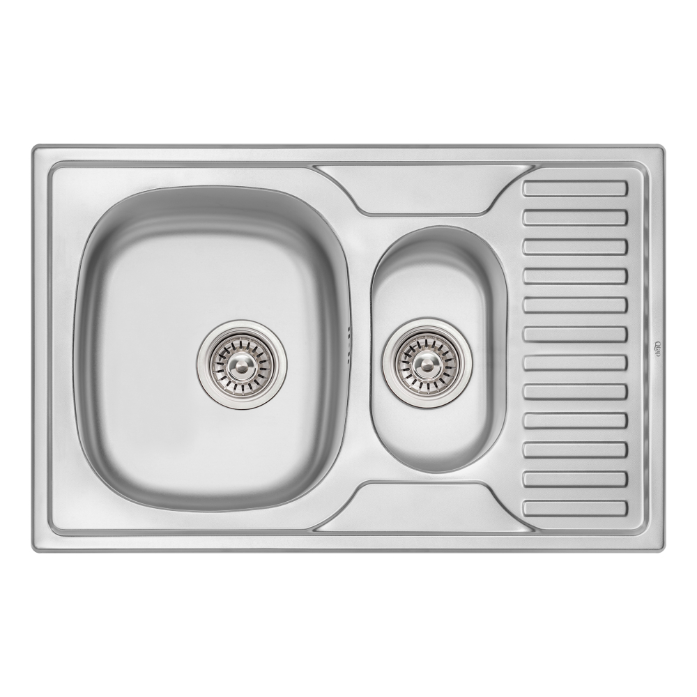 

Кухонная мойка с дополнительной чашей Qtap 7850-B 0,8 мм Micro Decor (QT7850BMICDEC08)