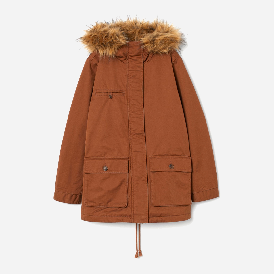 

Парка H&M 0826701001 S (165/88А) Терракотовая