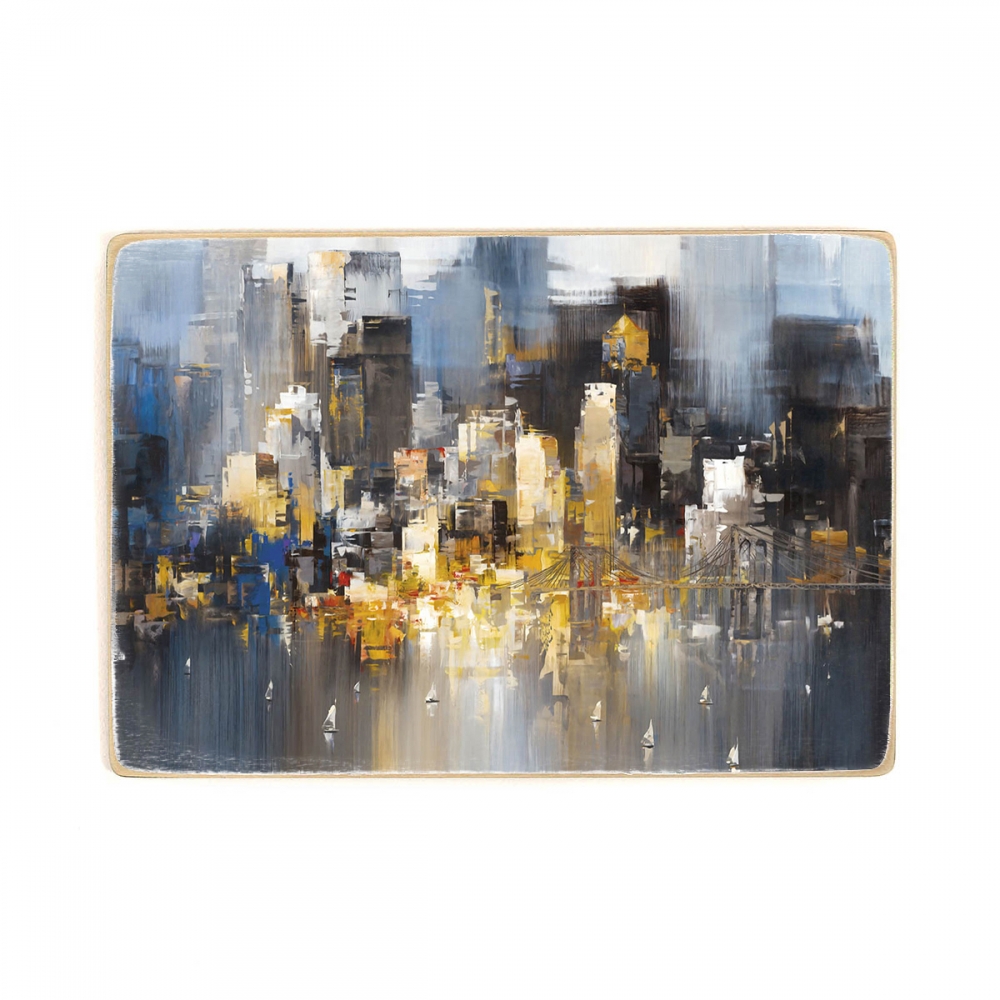 

Деревянный постер Для дома Cityscape Evening А1