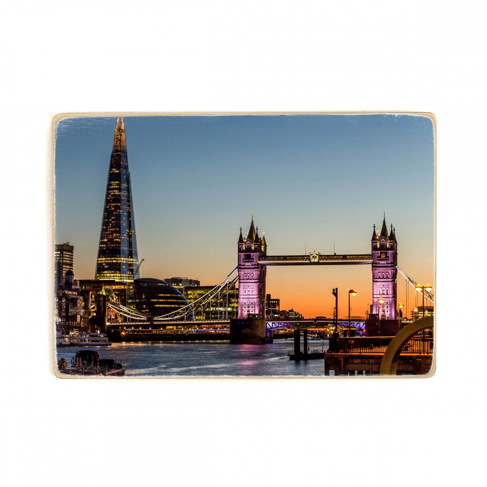 

Деревянный постер Архитектура Tower Bridge In London А2
