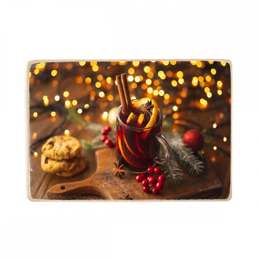 

Деревянный постер Для кухни Winter Hot Drink А2