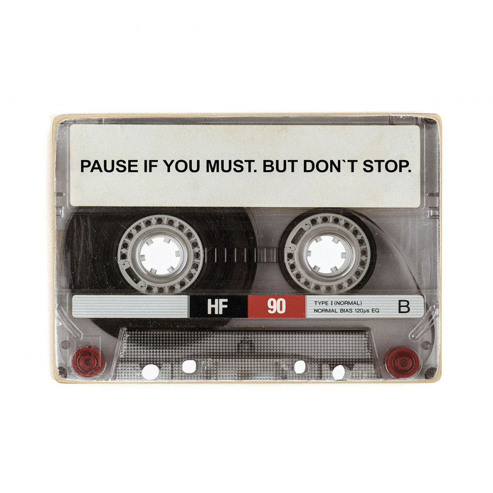 

Деревянный постер Для дома Don't Stop А1