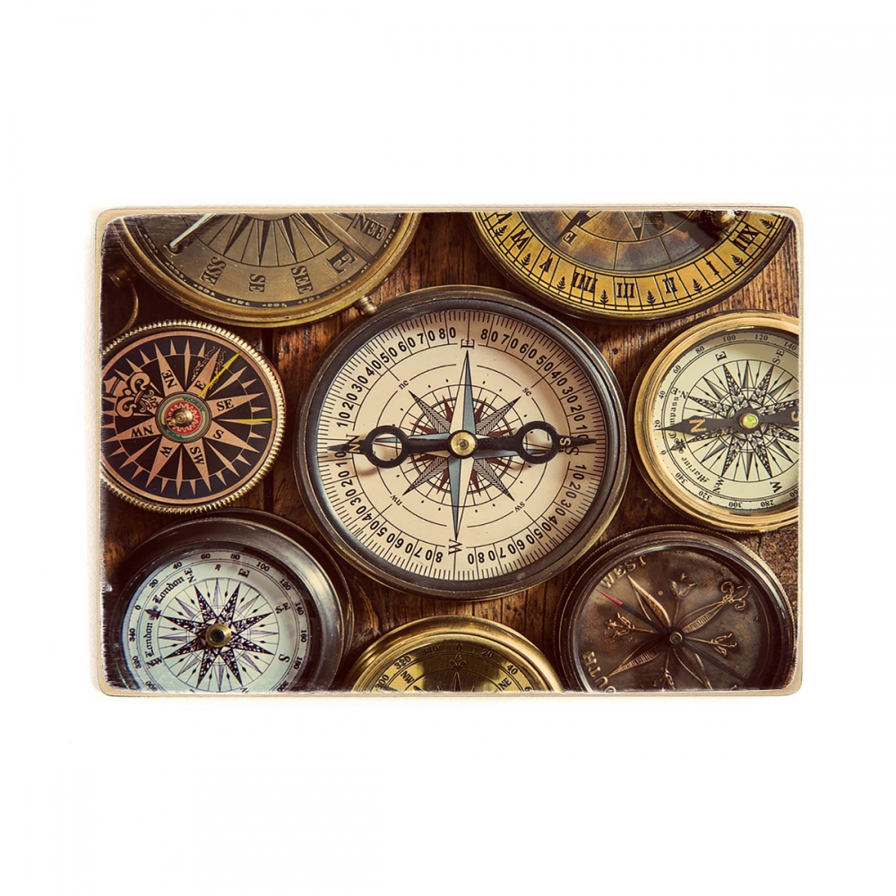 

Деревянный постер Путешествия Old compass on vintage wood А1