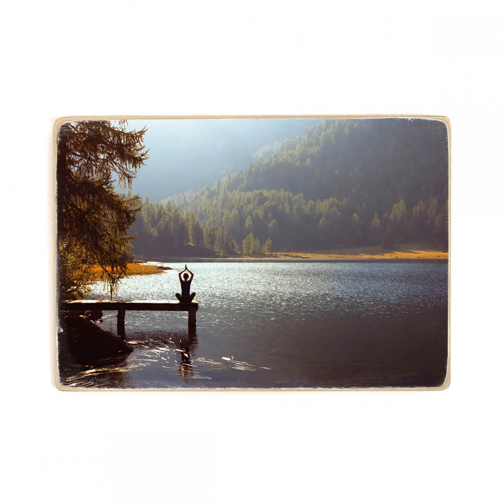 

Деревянный постер Природа Meditation And Yoga А2