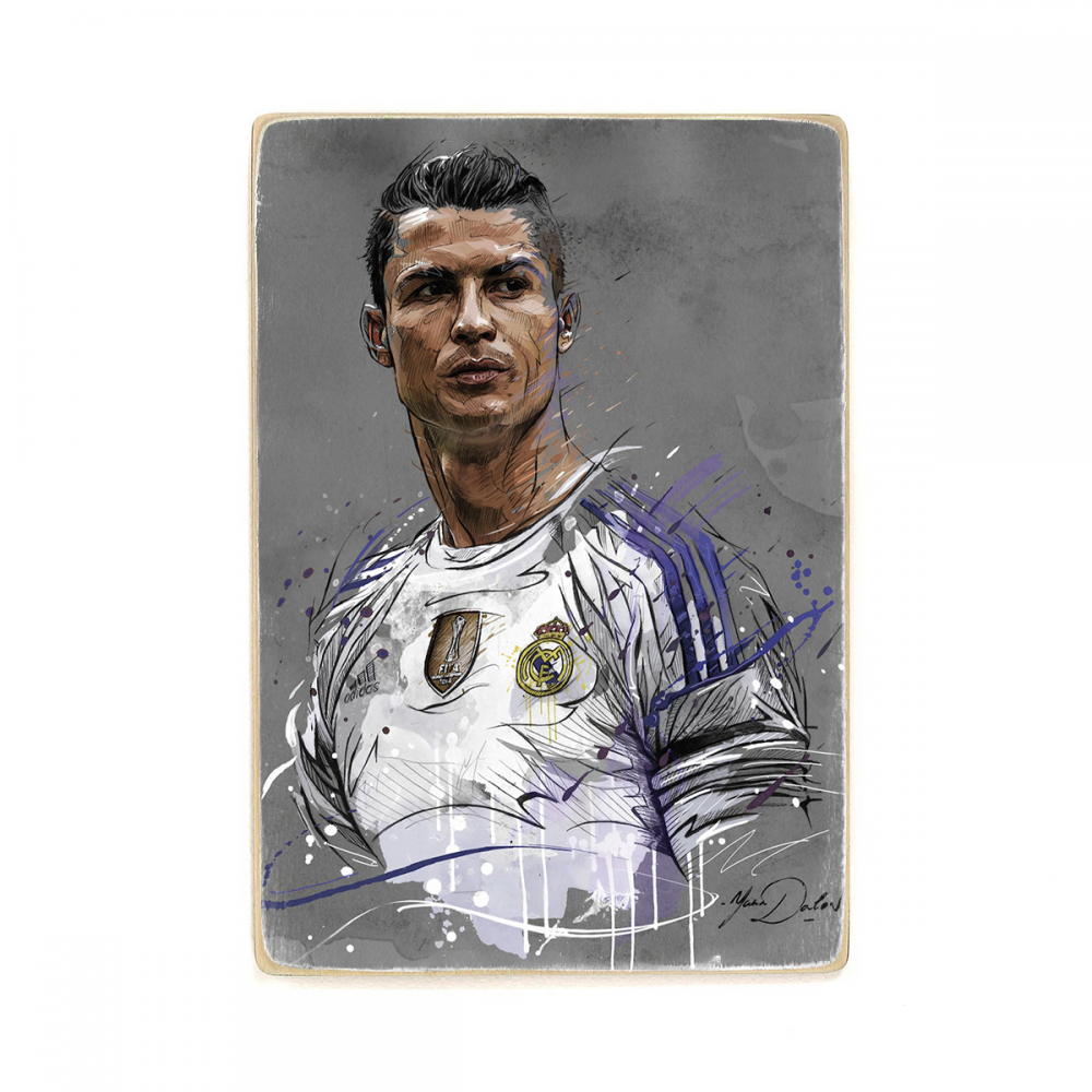 

Деревянный постер Спорт Cristiano Ronaldo А2
