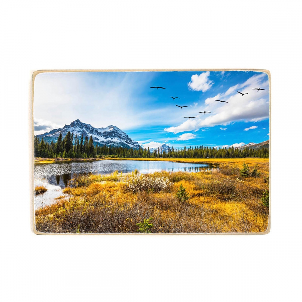 

Деревянный постер Природа Valleys In The Canadian Rockies А1