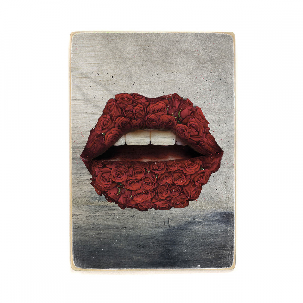 

Деревянный постер Урбан Арт Rose Lips А1
