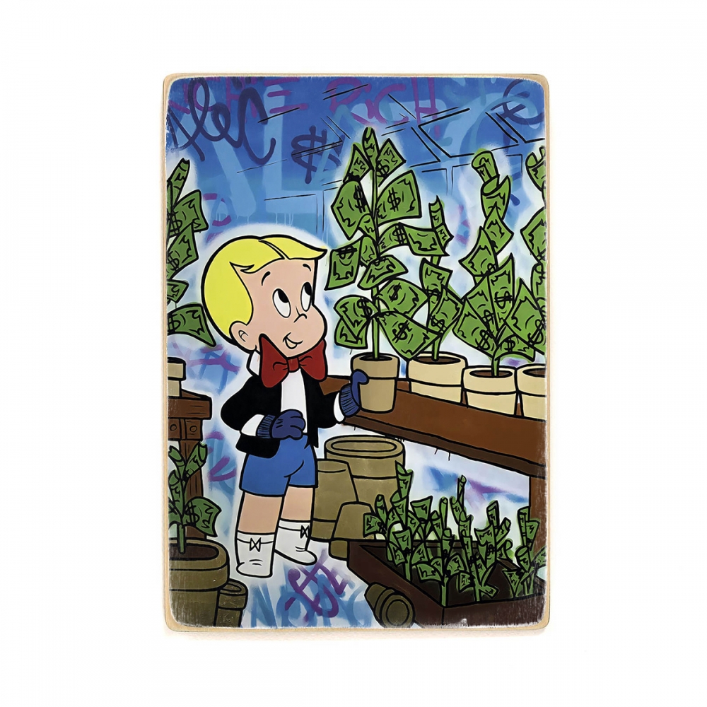 

Деревянный постер Деньги Money Tree А1
