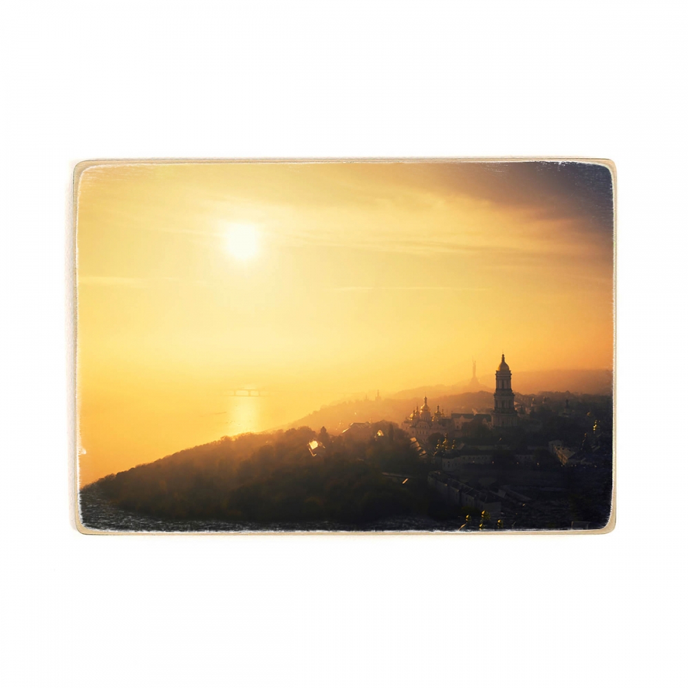 

Деревянный постер Природа Sunrise Church А1
