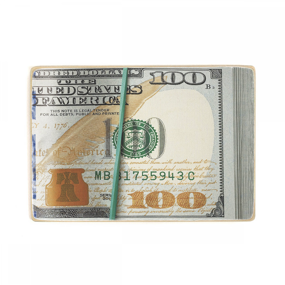

Деревянный постер Деньги 100 Dollars Pack А1