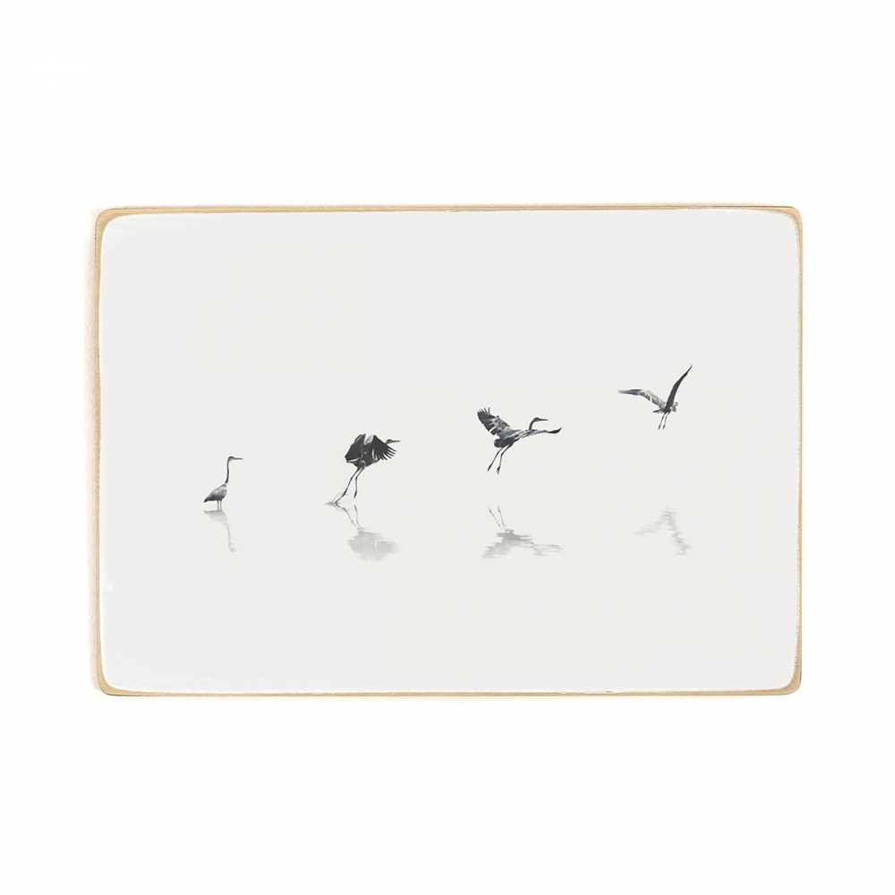 

Деревянный постер Животные Flight Of Migratory Birds А1