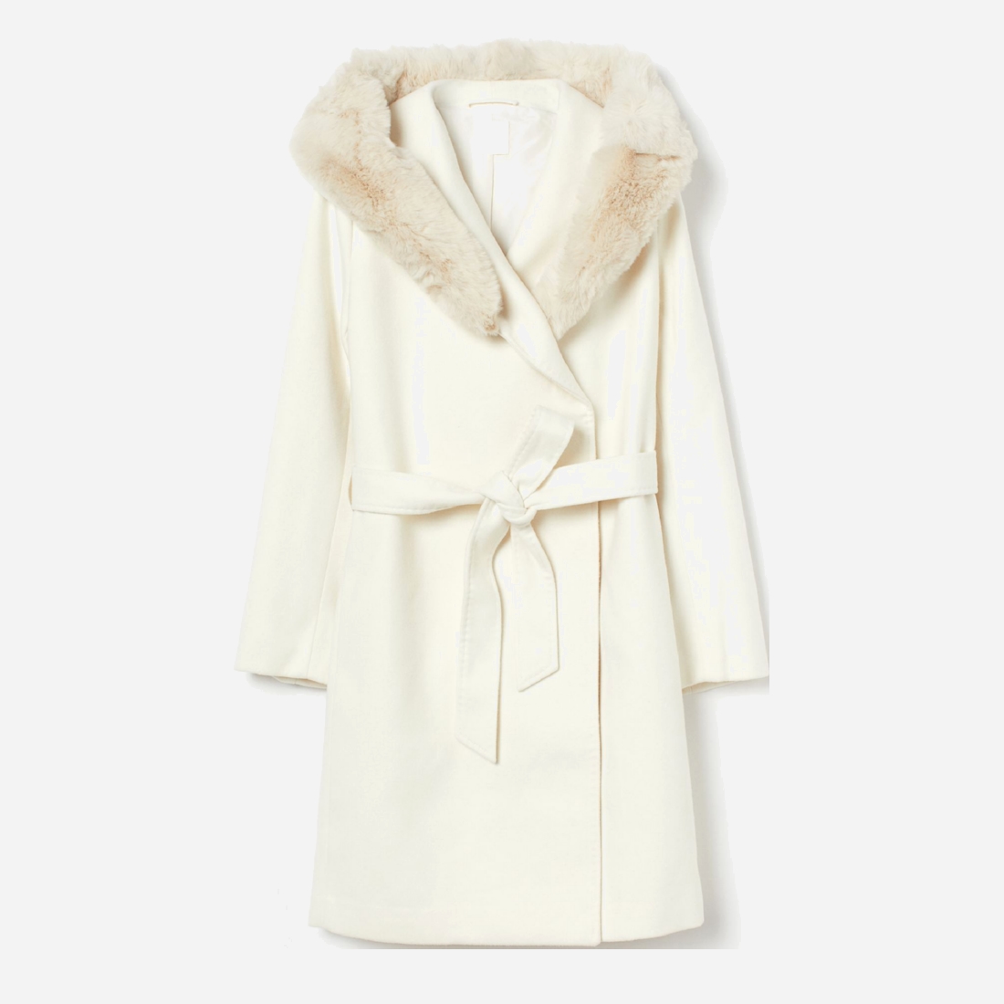 

Пальто H&M 0891247004 M (170/96А) Кремовое