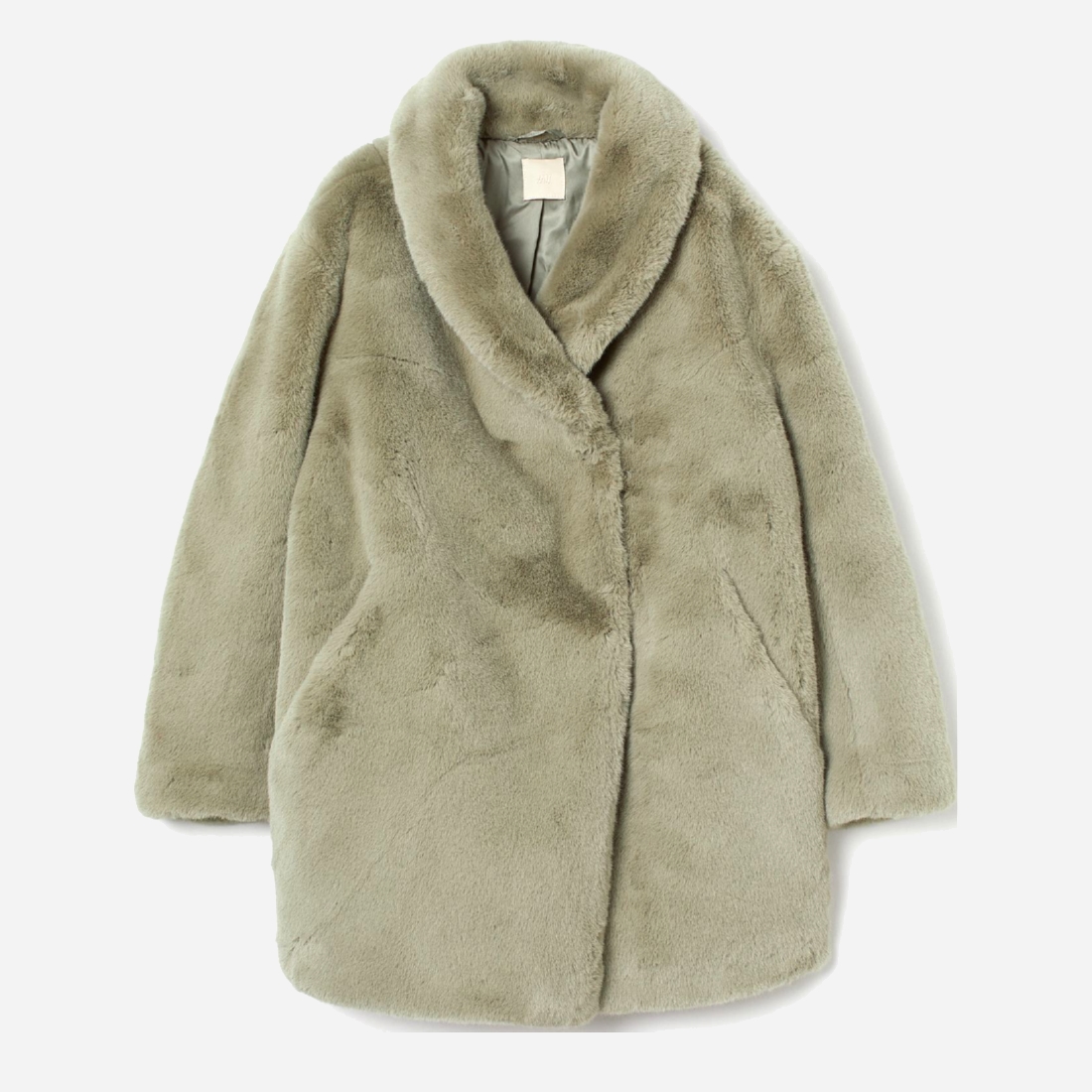 

Шуба H&M 0916797005 M (170/96А) Бежевая