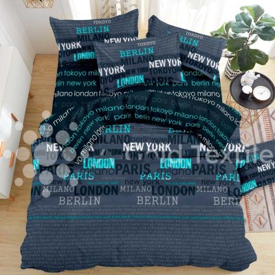 

Евро постельное белье Бязь Gold - Неоновый New York