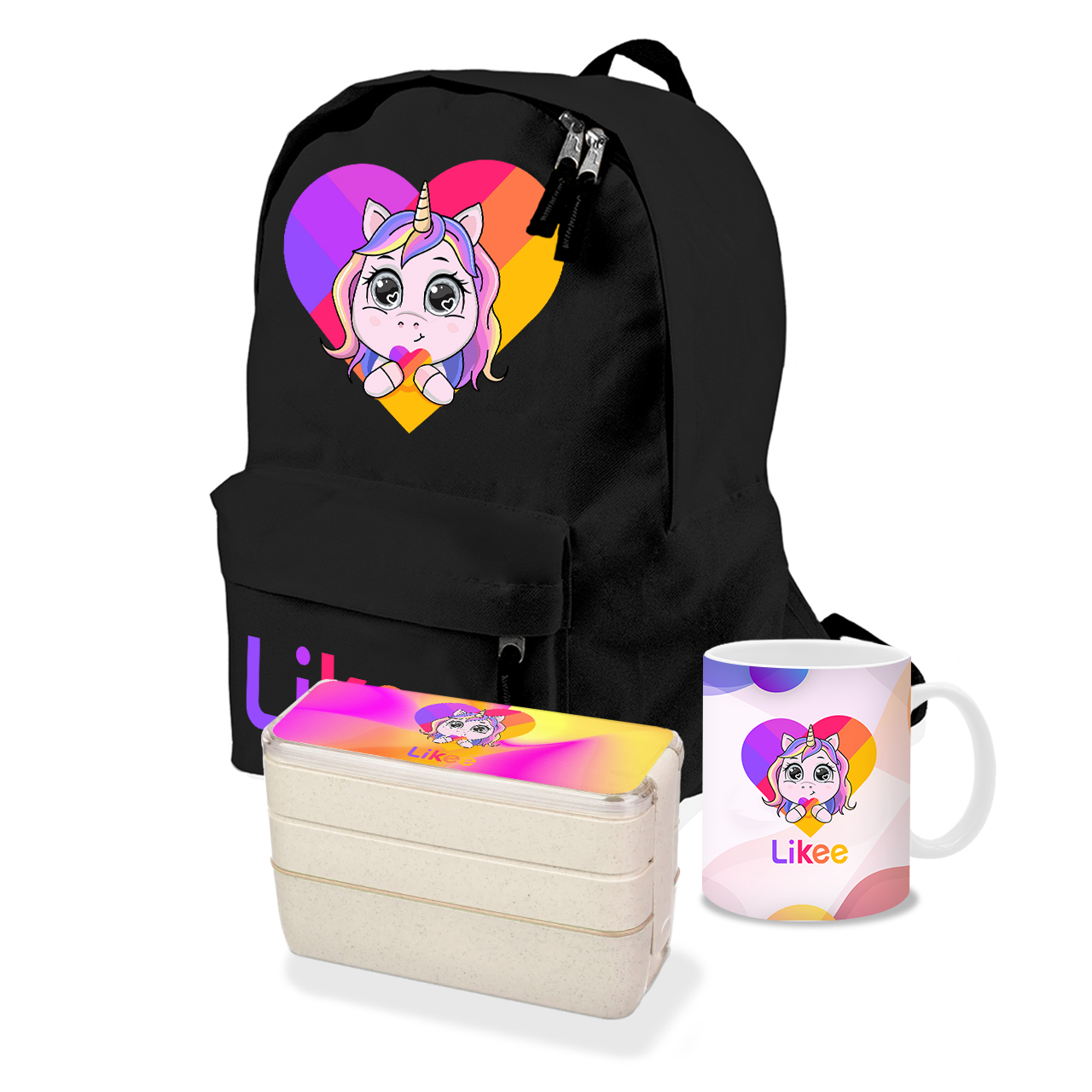 

Набор школьника Лайк Единорог (Likee Unicorn) (35507-1593-4) Черный