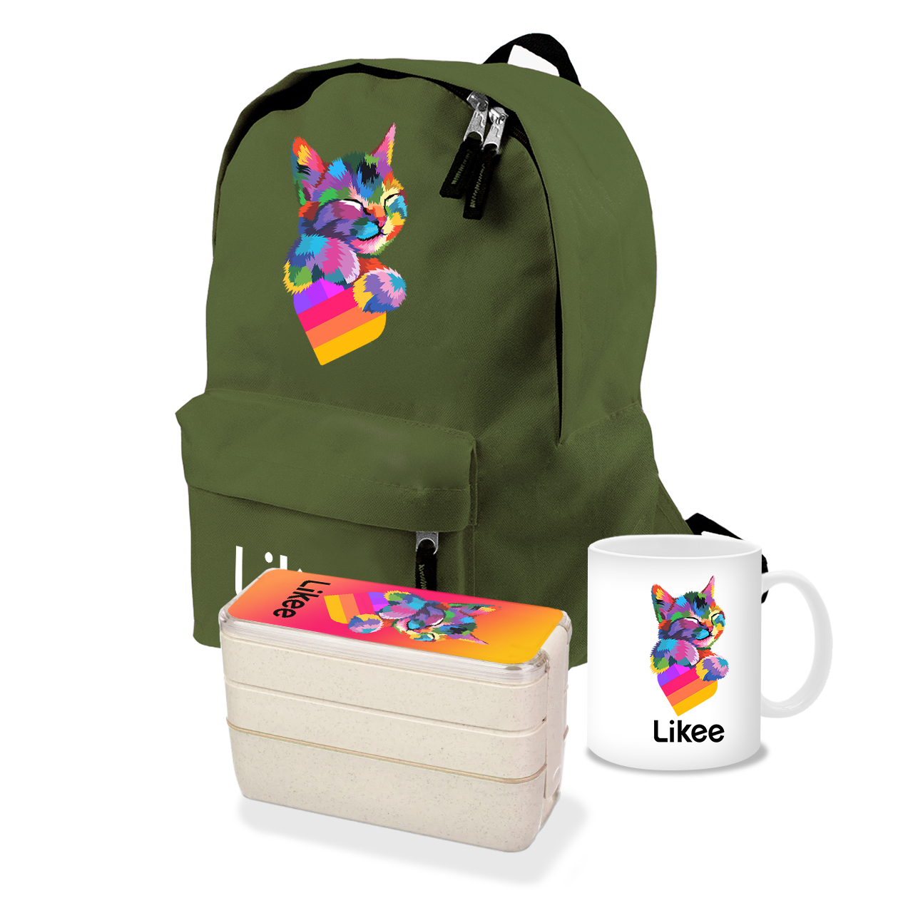 

Набор школьника Лайк Кот (Likee Cat) (35507-1040-11) Хаки