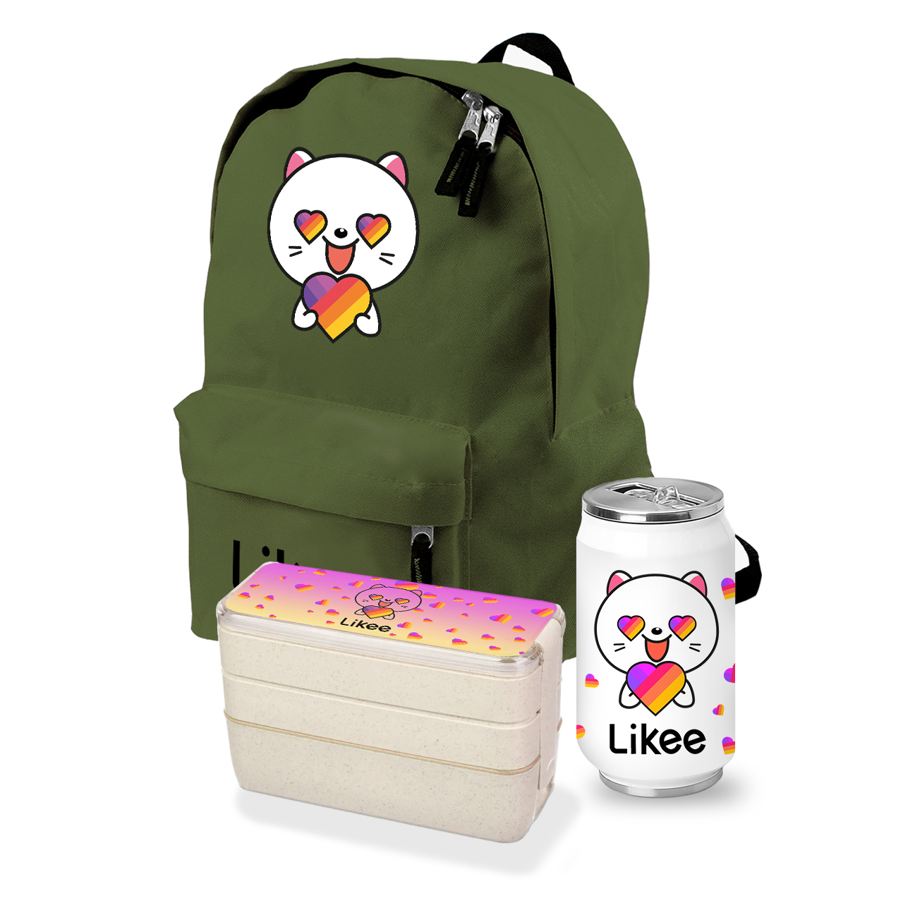

Набор школьника Лайк Кот (Likee Cat) (35508-1036-11) Хаки