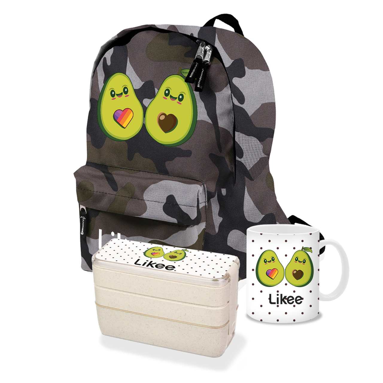 

Набор школьника Лайк Авокадо (Likee Avocado) (35507-1031-10) Камуфляж