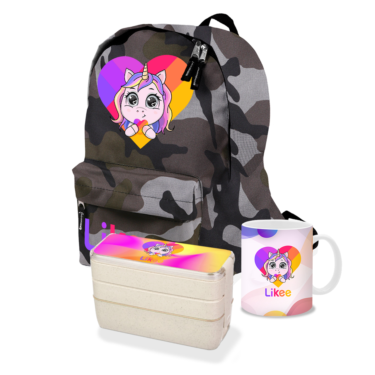 

Набор школьника Лайк Единорог (Likee Unicorn) (35507-1593-10) Камуфляж