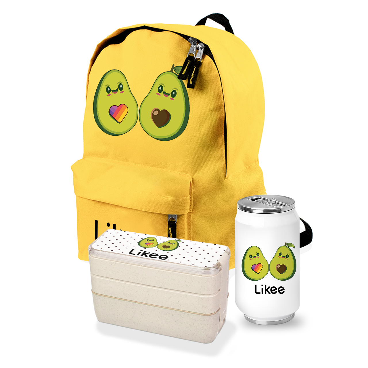 

Набор школьника Лайк Авокадо (Likee Avocado) (35508-1031-2) Желтый