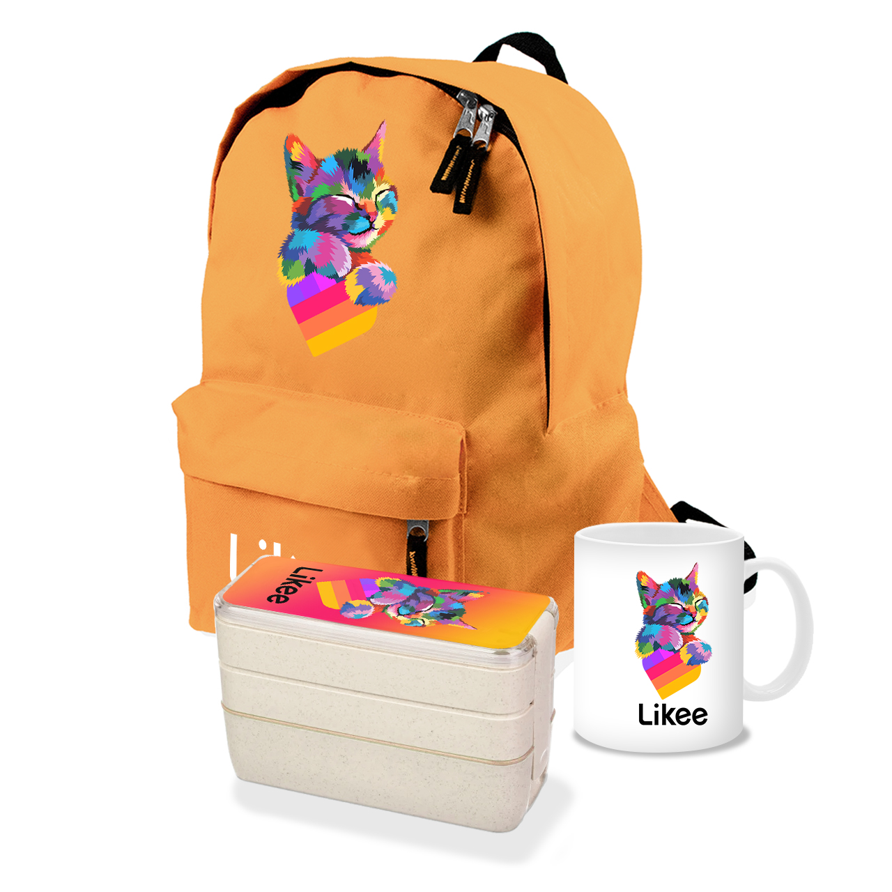 

Набор школьника Лайк Кот (Likee Cat) (35507-1040-1) Оранжевый