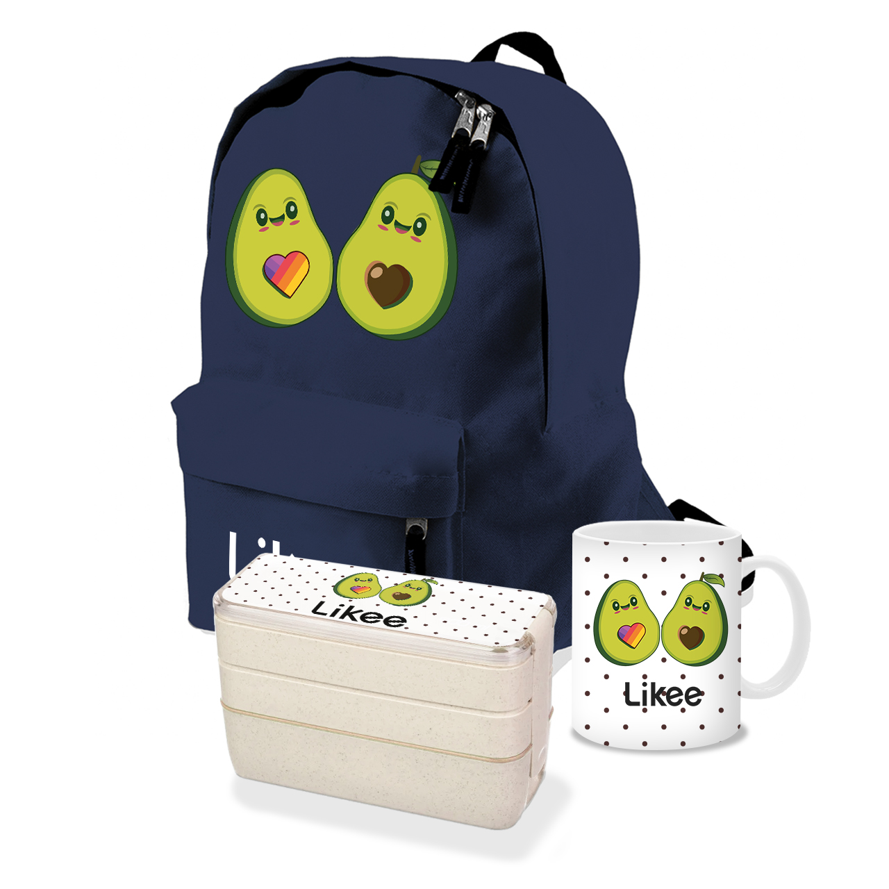

Набор школьника Лайк Авокадо (Likee Avocado) (35507-1031-8) Темно-синий