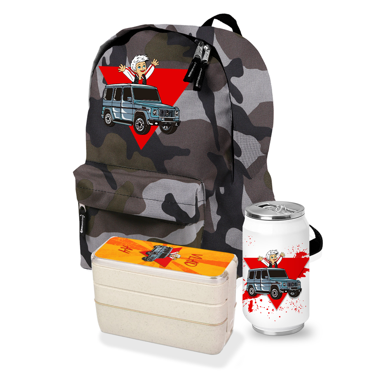 

Набор школьника Блогер Влад Бумага А4 (Blogger Vlad A4) (35508-2618-10) Камуфляж