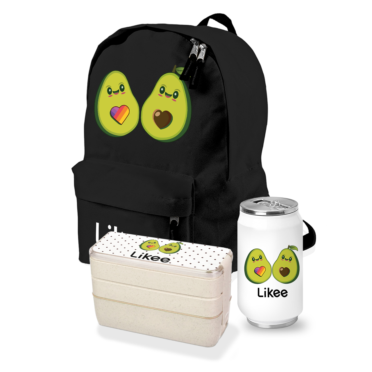 

Набор школьника Лайк Авокадо (Likee Avocado) (35508-1031-4) Черный