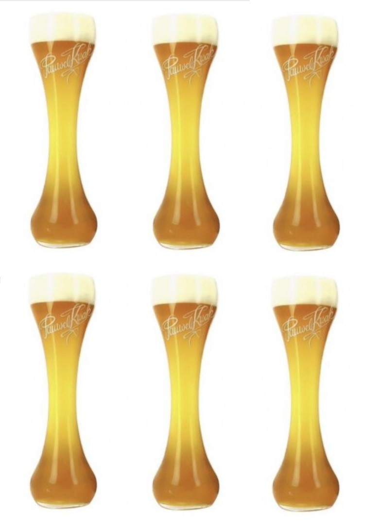 

Бокал коллекционный для пива Pauwel Kwak 330ml (Паувел Квак) Бельгия 6 шт
