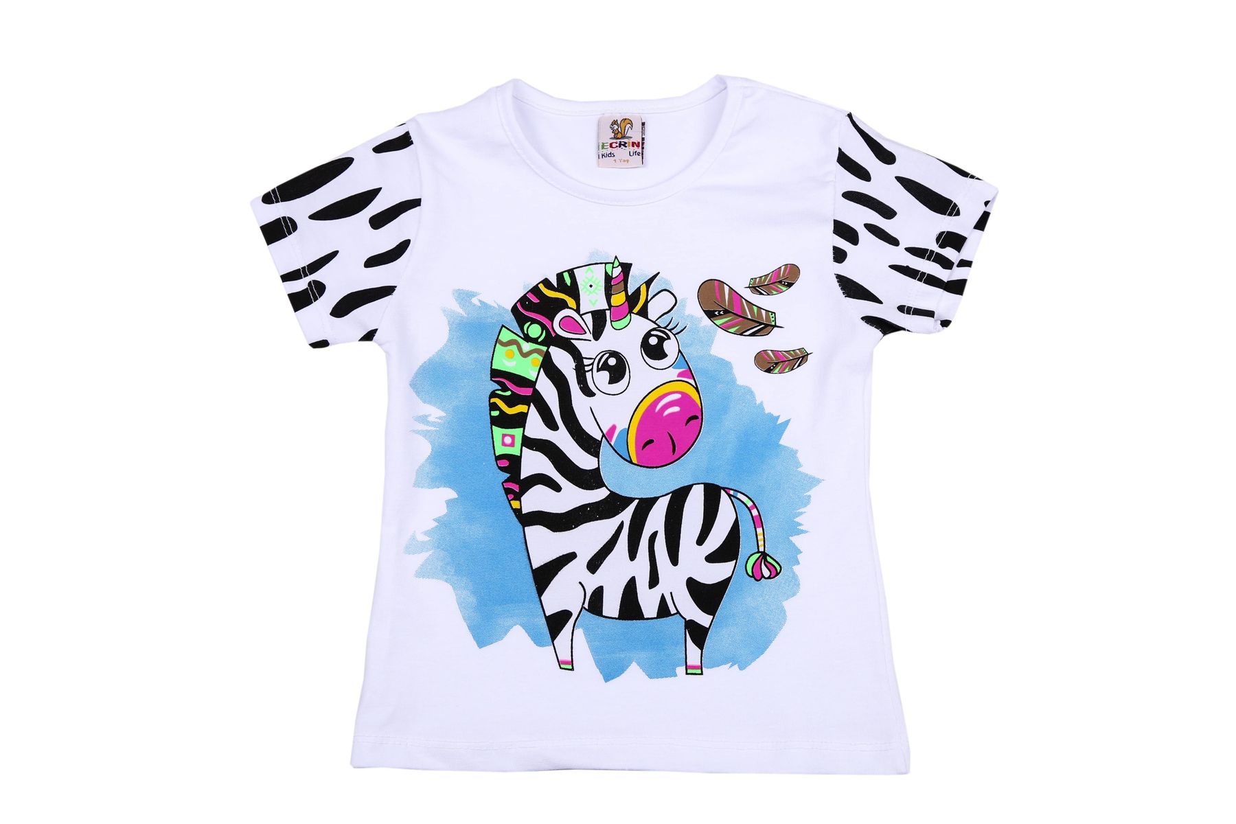 

Футболка для дiвчинки Ecrin-Kids 60.8 86 Білий