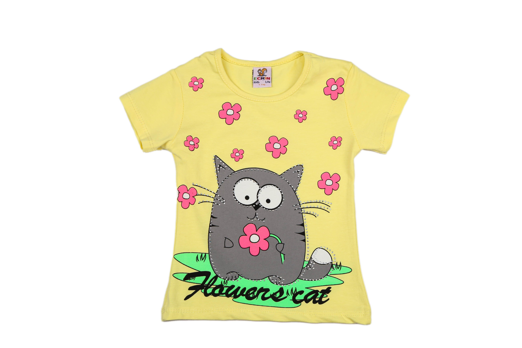 

Футболка для дiвчинки Ecrin-Kids 60.6 86 Жовтий