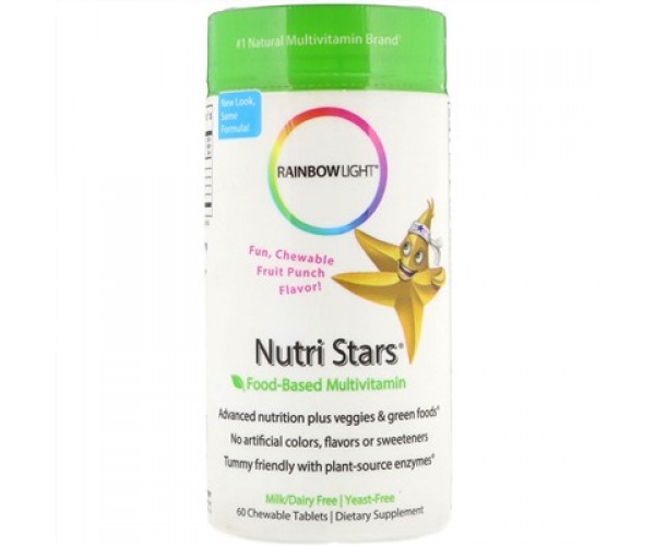 

Витамины Rainbow Light Nutri Stars Multivitamin фрукты 120 таблеток (599205)