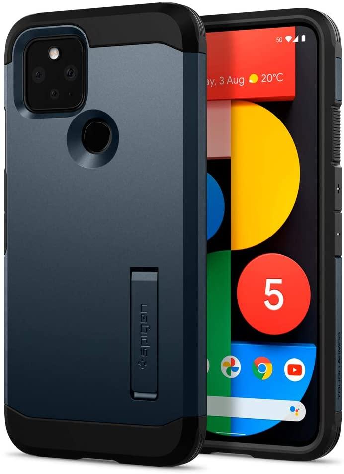 

Чехол Spigen для Google Pixel 5 - Tough Armor, Metal Slate