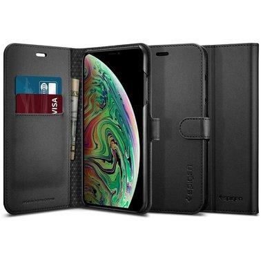 

Книжка-Чехол Spigen для iPhone Xs Max Wallet S, Black