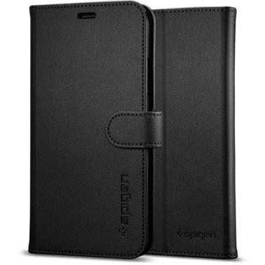 

Книжка-Чехол Spigen для iPhone X Wallet S, Black