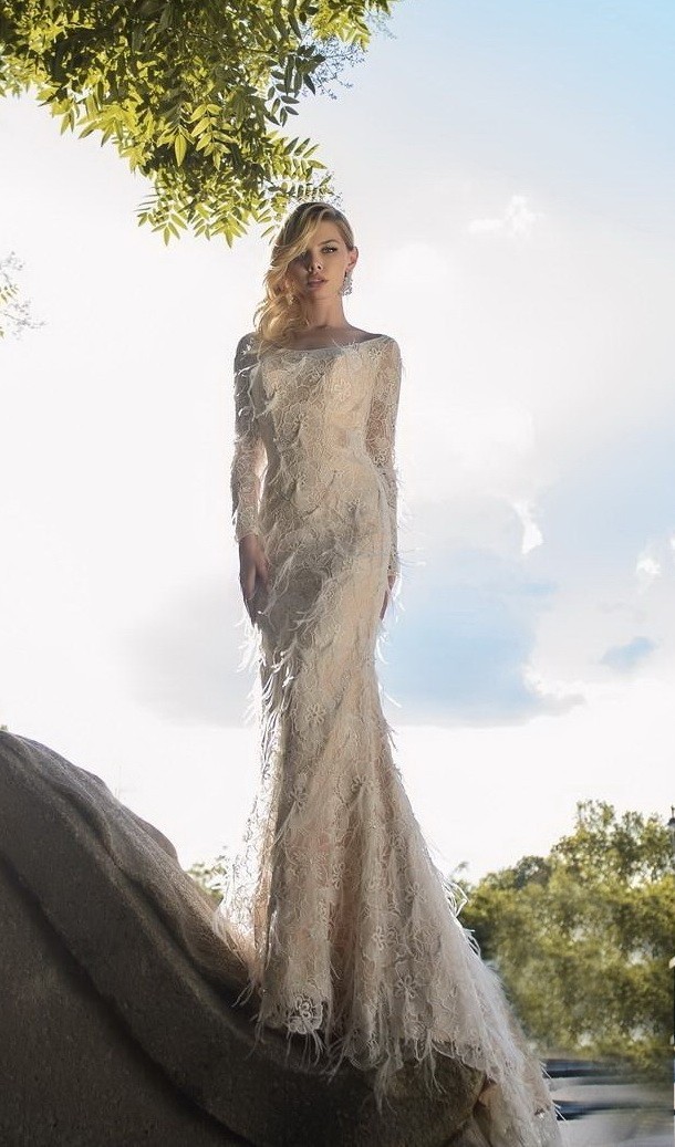 

Свадебное платье Ema Bride 19-09 48 Молочный