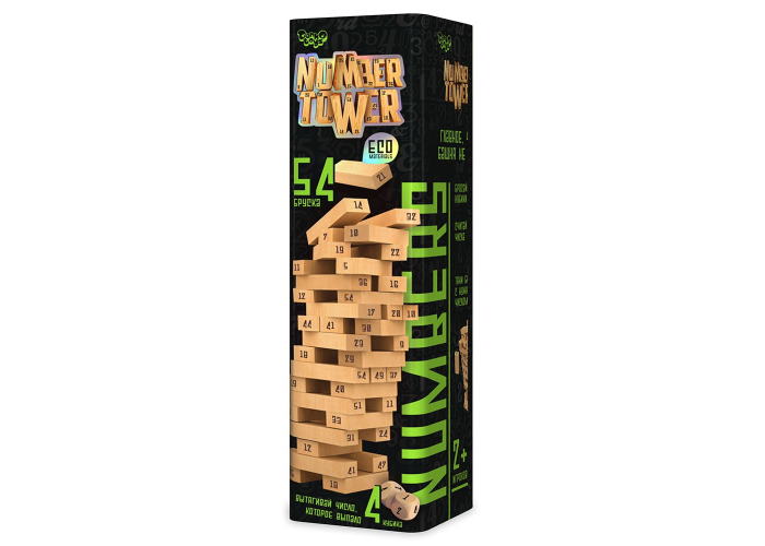

Настольная игра Danko toys Джанга Number Tower (NT-01)