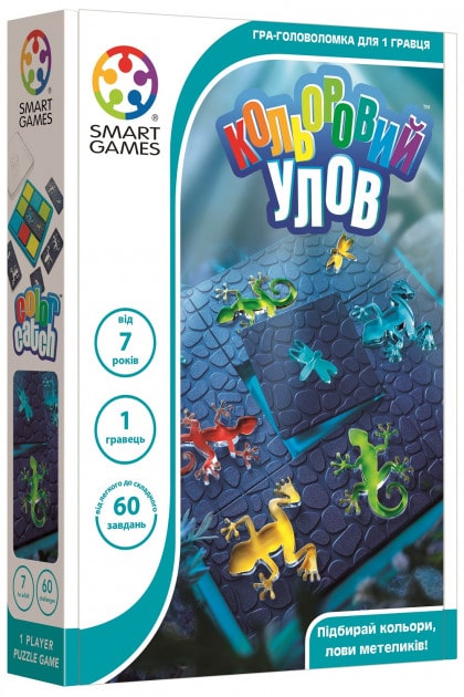 

Настольная игра Smart Цветной улов (Кольоровий улов, Color Catch) (SG443UKR)
