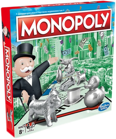 

Настольная игра Hasbro Классическая Монополия (Monopoly) (рус.) (C1009121)