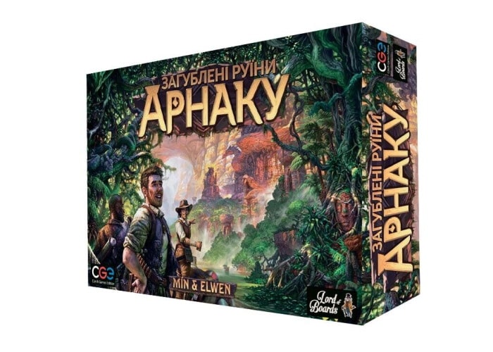 

Настольная игра Lord of Boards Потерянные руины Арнака (Загублені руїни Арнака, Lost Ruins of Arnak) (укр.)