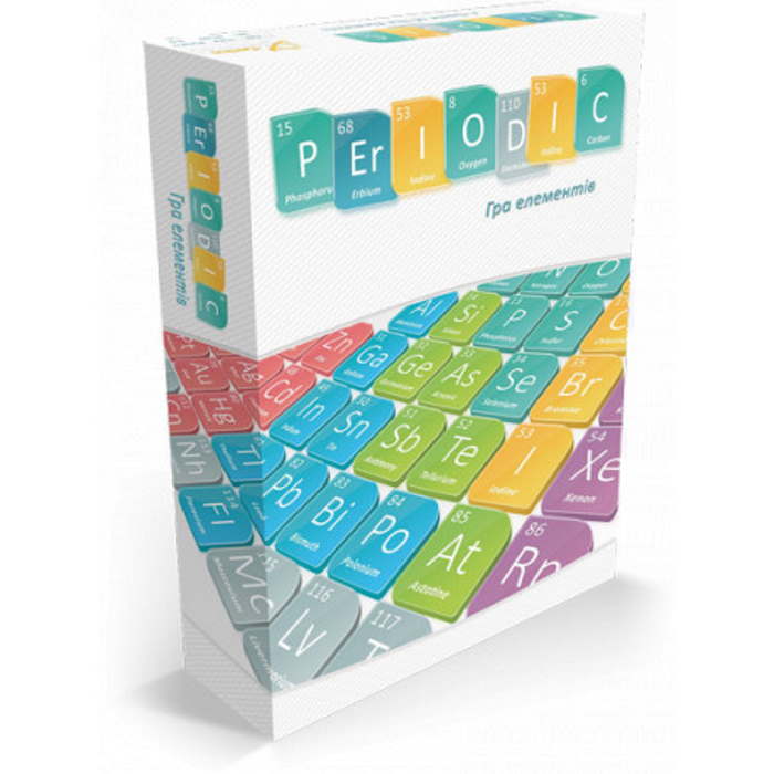 

Настольная игра Genius Games Таблица Менделеева Periodic: Игра элементов (Periodic: A Game of The Elements) (укр.) (GOT1008)