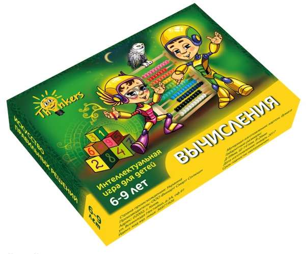 

Настольная игра Finart Smart Solutions Thinkers 6-9 лет. Вычисления (Th-0601)