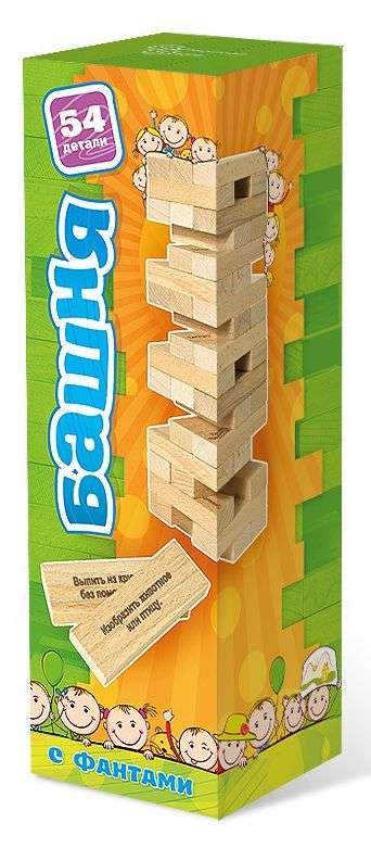 

Настольная игра Нескучные Игры Башня с заданиями для детей (7746)