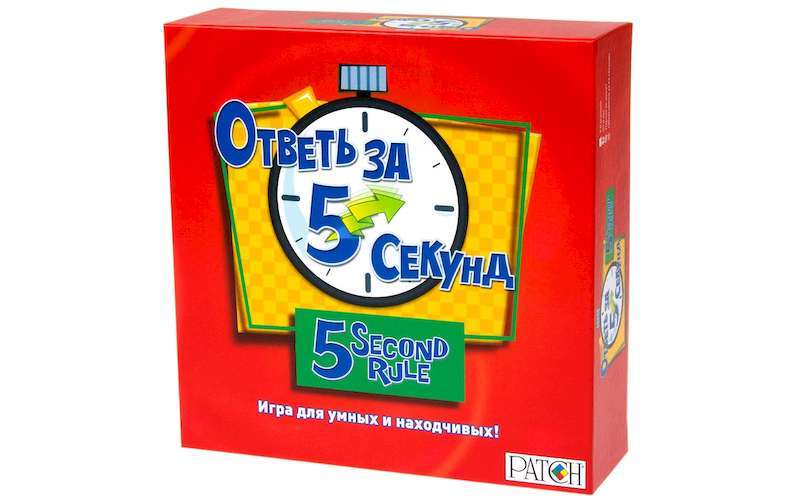 

Настольная игра Magellan Ответь за 5 секунд (5 Second Rule) (MAG117332)