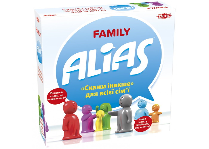 

Настольная игра Tactic Семейный Алиас (Family Alias) (укр.) (54336)