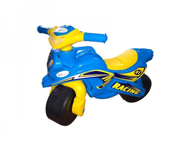 

Байк-беговел DOLONI TOYS "Спорт", жёлто-голубой