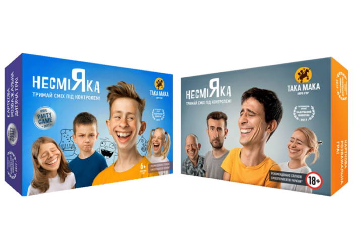 

Настольная игра ТАКА МАКА Несмияка 6+ + Несмияка 18+ (10001-UA+10002-UA)